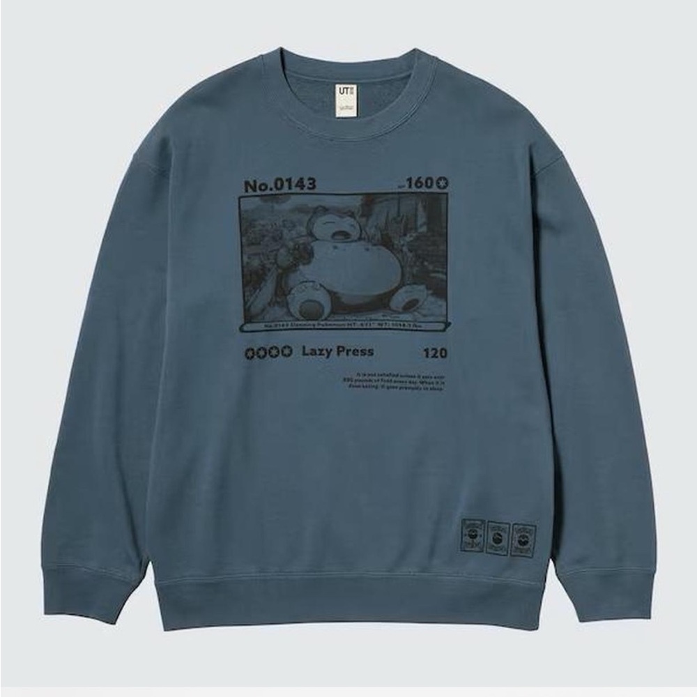 Uniqlo x Pokémon TCG Snorlax Sweatshirt - Small
